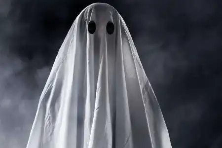 Sonhar com fantasma, significa más notícias e risco de perdas em negócios duvidosos.